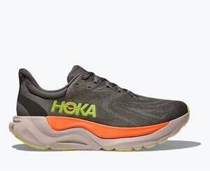 NEW HOKA men's arahi 8 running shoes in asphalt/gravel